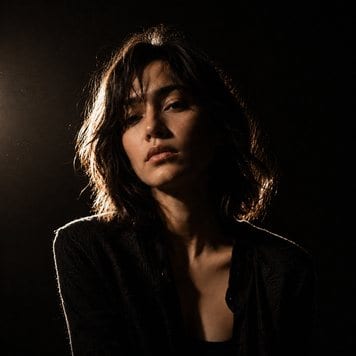 Portrait lit from the left