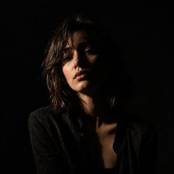 Portrait with low frontal light