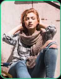 Example of a good reference photo: another expression, face still fully visible